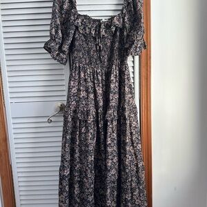 Elegant Floral Maxi Dress